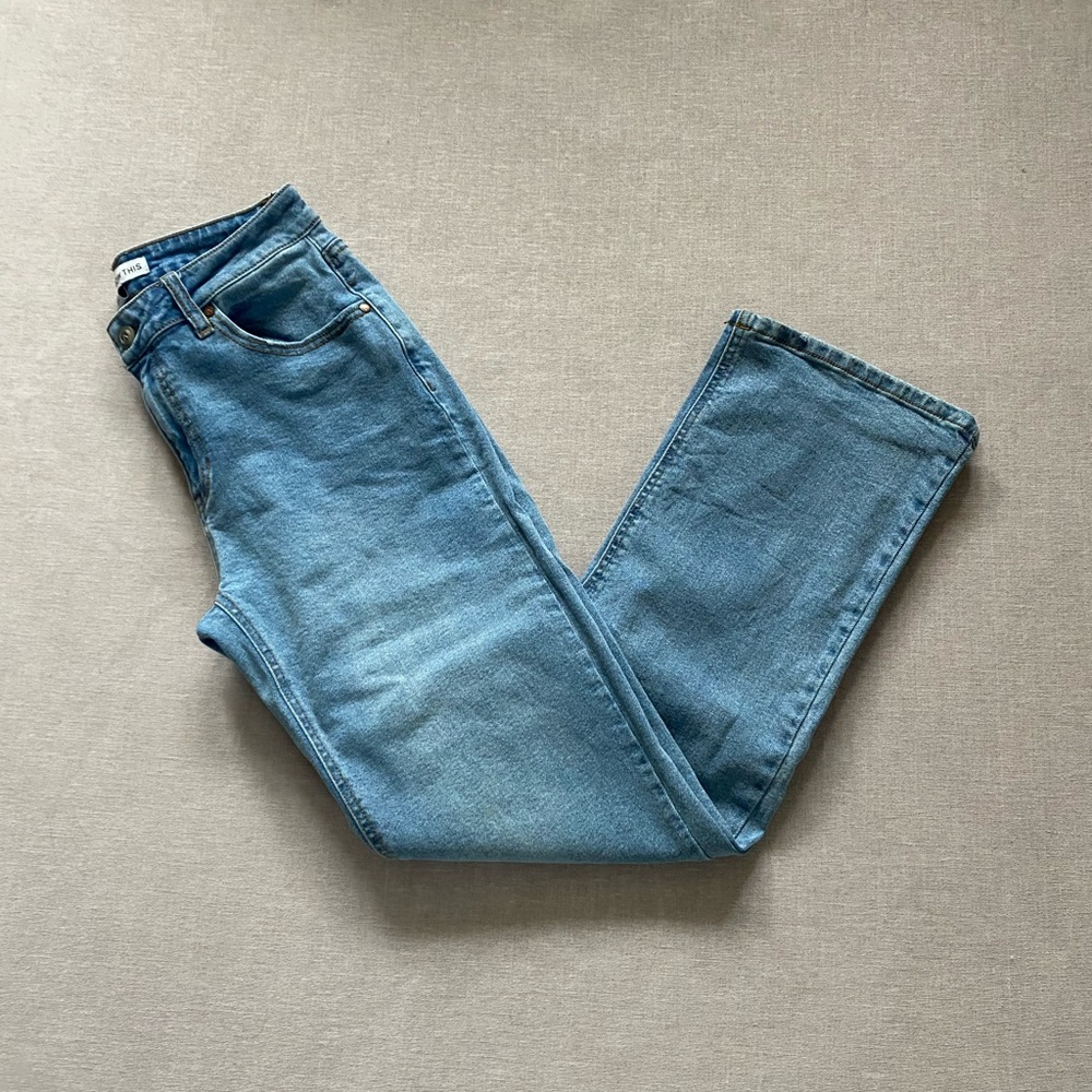 And Now This perfect blue jeans.